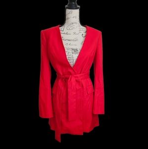 Zara Red Blazer Dress Size S 2450/682